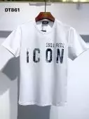 dsquared2 t-shirt online pas cher icon logo white